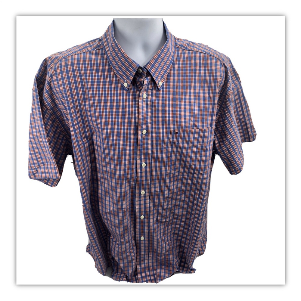 Tommy Hilfiger plaid shirt sleeve shirt